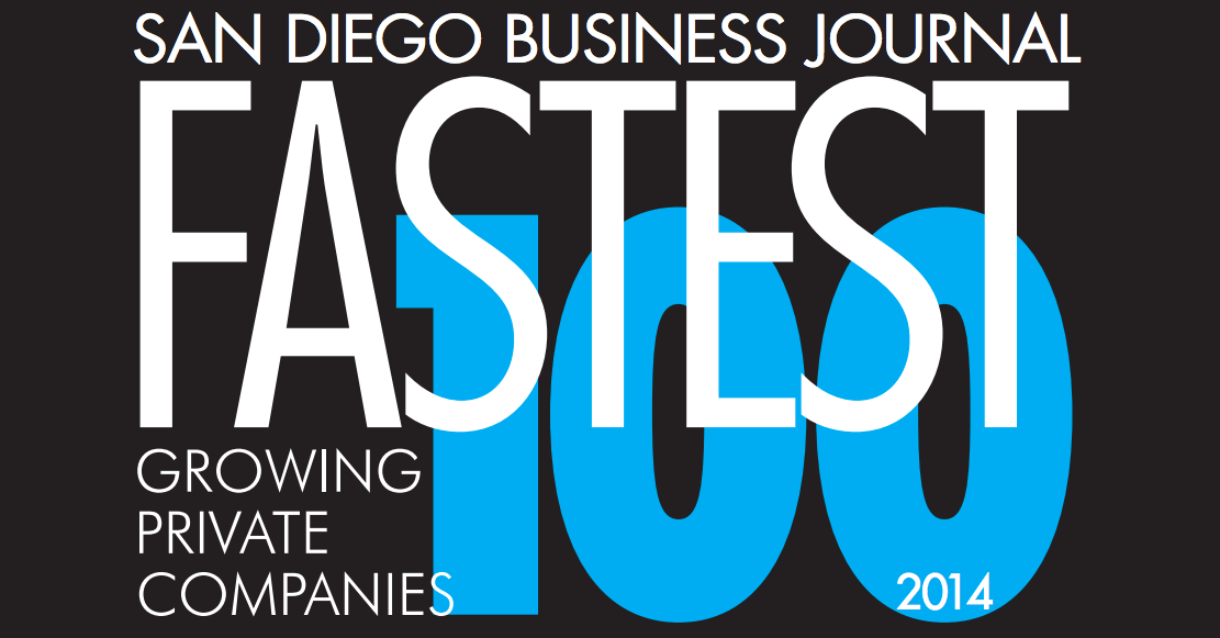 Winner of The 10 Fastest Growing Companies in San Diego