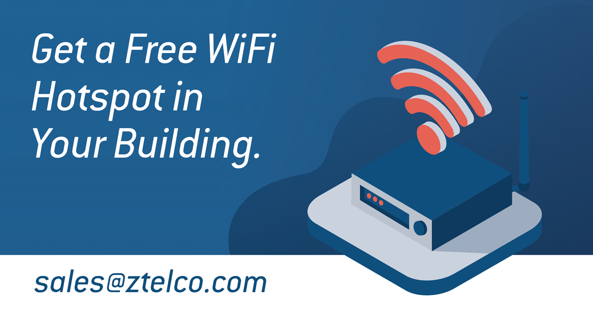 Connect Your Building with Fiber Broadband and Get a Free WiFi Hotspot
